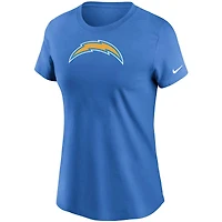 Women's Nike Powder Blue Los Angeles Chargers Logo Essential T-Shirt