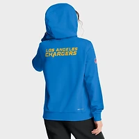 Women's Nike Powder Blue Los Angeles Chargers Sideline Standard Issue Initial Home Dri-FIT Hoodie