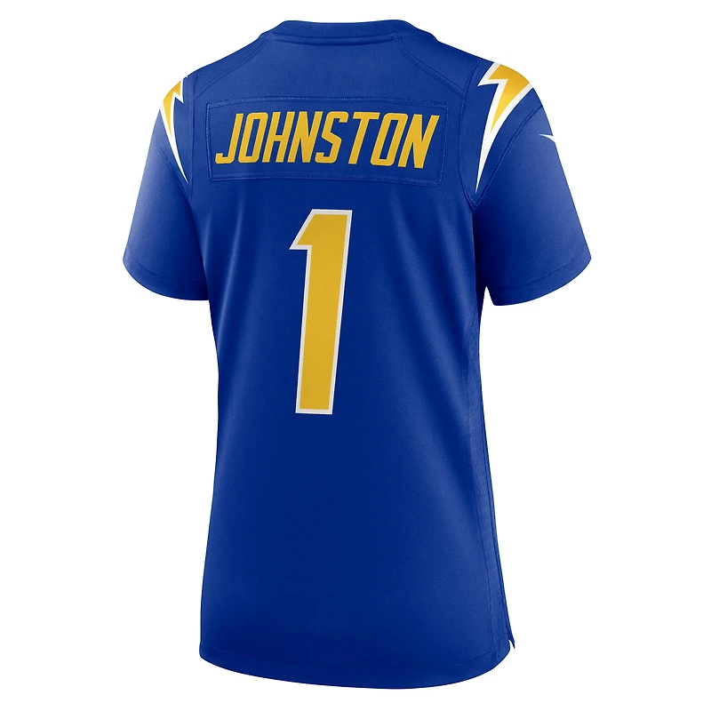 Maillot de match alternatif Nike Quentin Johnston Royal Los Angeles Chargers pour femme