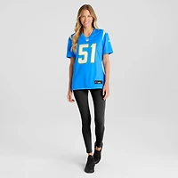 Women's Nike Rashad Weaver  Powder Blue Los Angeles Chargers Team Game Jersey