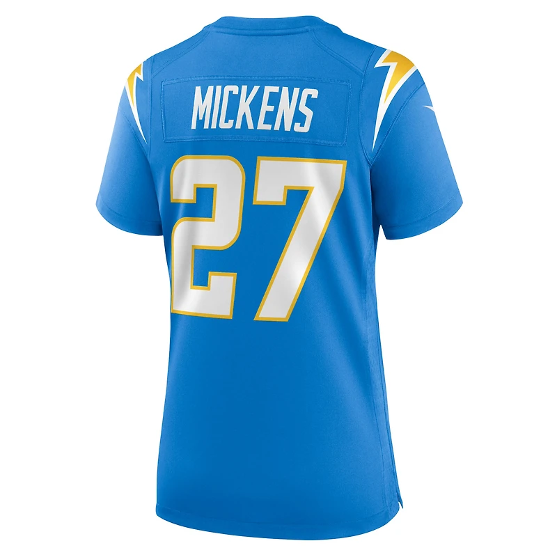Women's Nike R.J. Mickens  Powder Blue Los Angeles Chargers Team Game Jersey