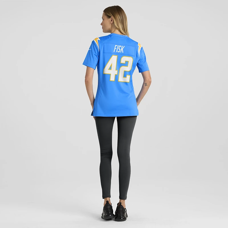 Women's Nike Tucker Fisk  Powder Blue Los Angeles Chargers Team Game Jersey