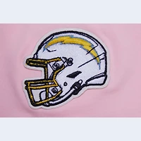 T-shirt court Pro Standard Los Angeles Chargers rose pour femme