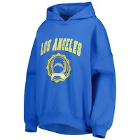 Sweat à capuche Tommy Hilfiger Los Angeles Chargers Becca Drop Shoulder bleu poudré pour femme