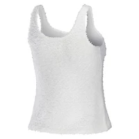 Women's WEAR by Erin Andrews Crème Los Angeles Chargers Cosy Scoop Neck Tank Top & Pants Sleep Set