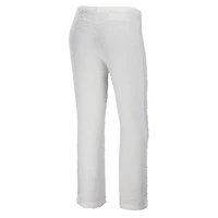 Women's WEAR by Erin Andrews Crème Los Angeles Chargers Cosy Scoop Neck Tank Top & Pants Sleep Set