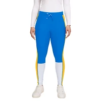 Women's WEAR by Erin Andrews Powder Blue/Gold Los Angeles Chargers Color-Block Leggings