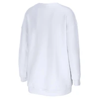 Sweat-shirt à capuche blanc pour femme WEAR by Erin Andrews des Los Angeles Chargers