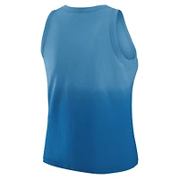 Women's WEAR by Erin Andrews x Gracie Hunt Blue Los Angeles Chargers Ombre Tank Top