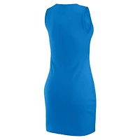 Women's WEAR by Erin Andrews x Gracie Hunt Powder Blue Los Angeles Chargers Ribbed Tank Dress