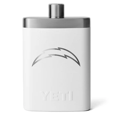 YETI White Los Angeles Chargers 7oz. Flask