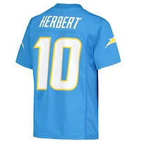 Youth Justin Herbert Powder Blue Los Angeles Chargers Replica Player Jersey