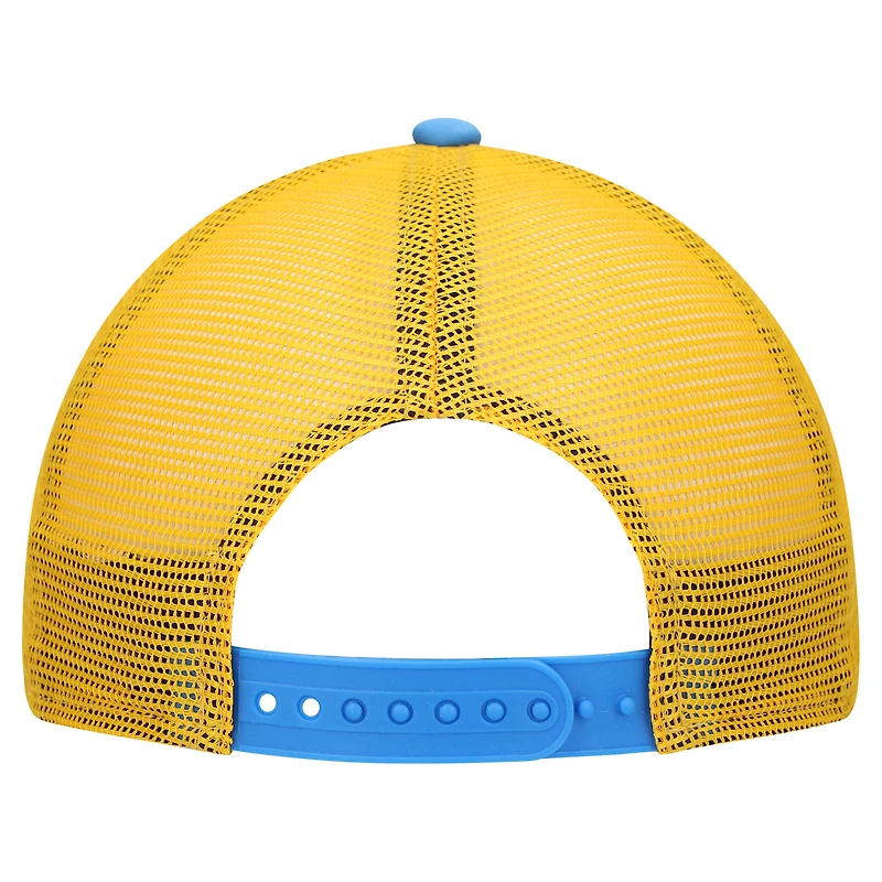 Youth New Era White/Powder Blue Los Angeles Chargers Streak 9FORTY A-Frame Adjustable Hat