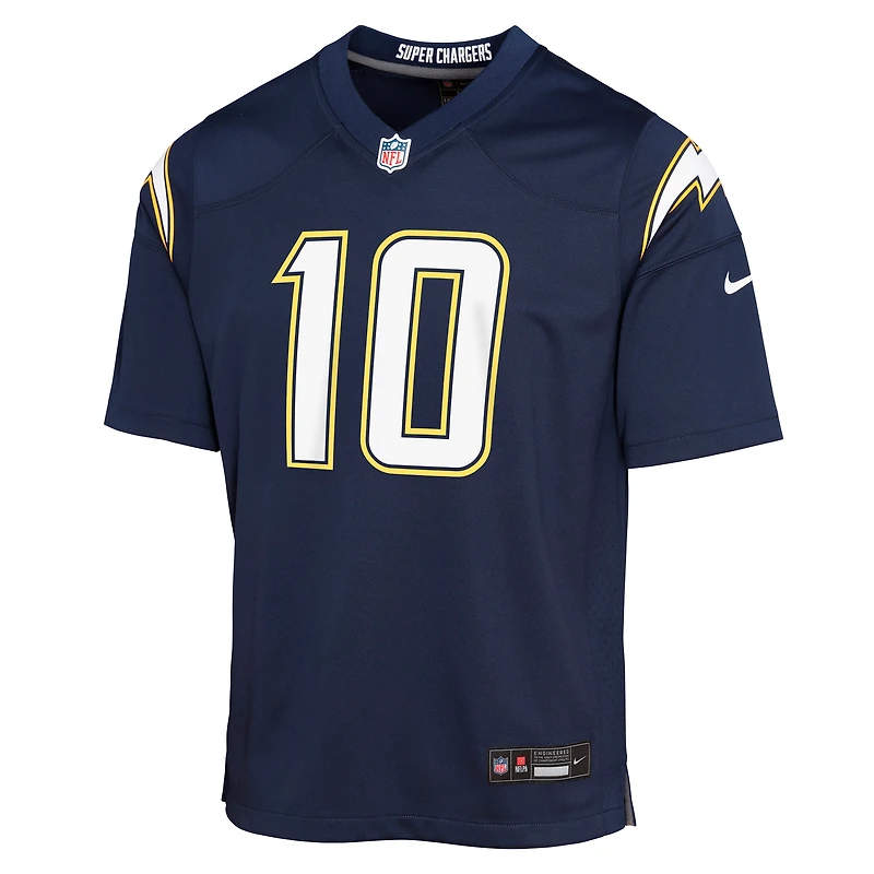 Youth Nike Justin Herbert Navy Los Angeles Chargers Alternate Super Game Player Jersey