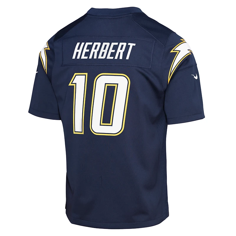 Youth Nike Justin Herbert Navy Los Angeles Chargers Alternate Super Game Player Jersey