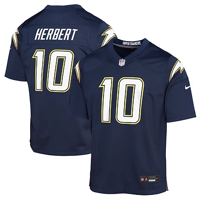Youth Nike Justin Herbert Navy Los Angeles Chargers Alternate Super Game Player Jersey