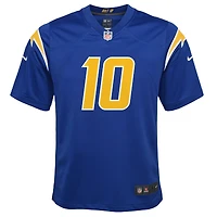 Jeu Nike Justin Herbert Royal Los Angeles Chargers pour jeunes - Maillot