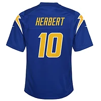 Jeu Nike Justin Herbert Royal Los Angeles Chargers pour jeunes - Maillot