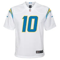 Maillot Nike Justin Herbert blanc pour jeune des Los Angeles Chargers
