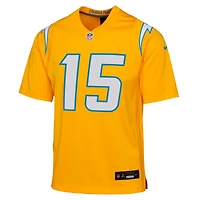 Youth Nike Ladd McConkey Gold Los Angeles Chargers Alternate Charger Power Game Player Jersey