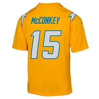Youth Nike Ladd McConkey Gold Los Angeles Chargers Alternate Charger Power Game Player Jersey