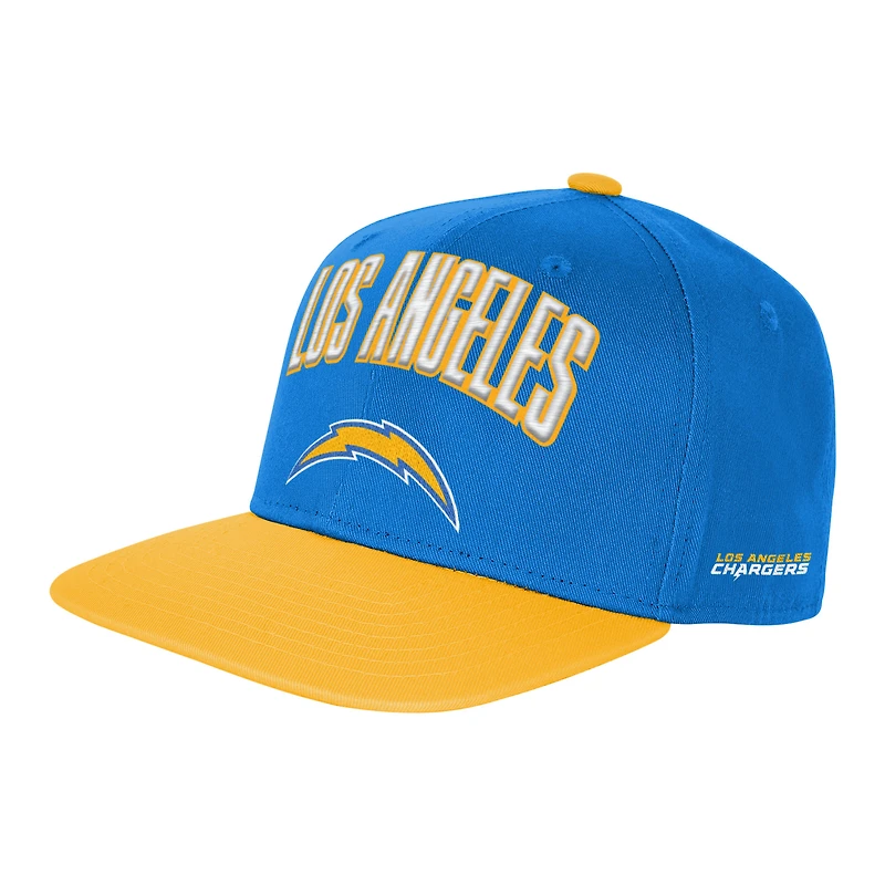 Casquette snapback Essentials bleu poudre Youth Outerstuff des Los Angeles Chargers