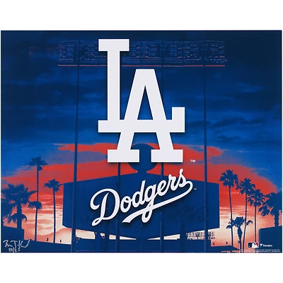 Los Angeles Dodgers 16" x 20" Photo Print - Signed by Artist Brian Konnick - Limited Edition of 25