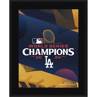  Los Angeles Dodgers 2024 World Series Champions 10.5" x 13" Sublimated Plaque