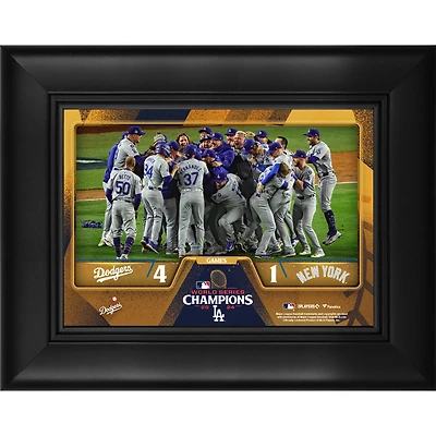  Los Angeles Dodgers 2024 World Series Champions Framed 5" x 7" Collage