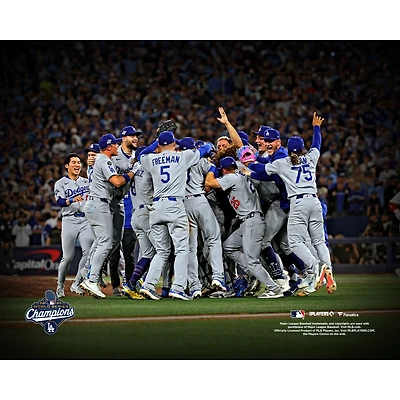 Los Angeles Dodgers 2025 World Series Champions Dogpile Celebration Photograph