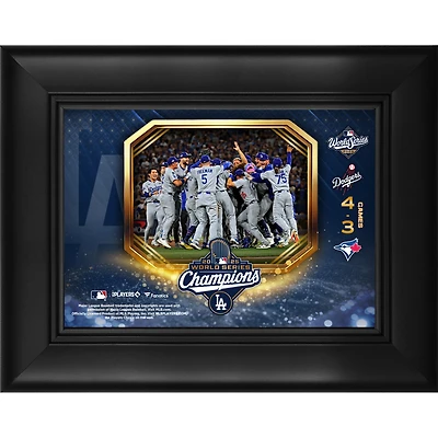 Collage encadré 5" x 7" des champions des World Series 2025 des Dodgers de Los Angeles