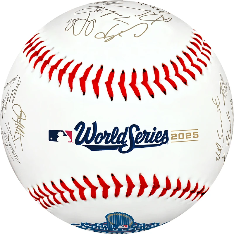 Réplique de la signature fac-similé des champions des World Series 2025 des Los Angeles Dodgers Rawlings