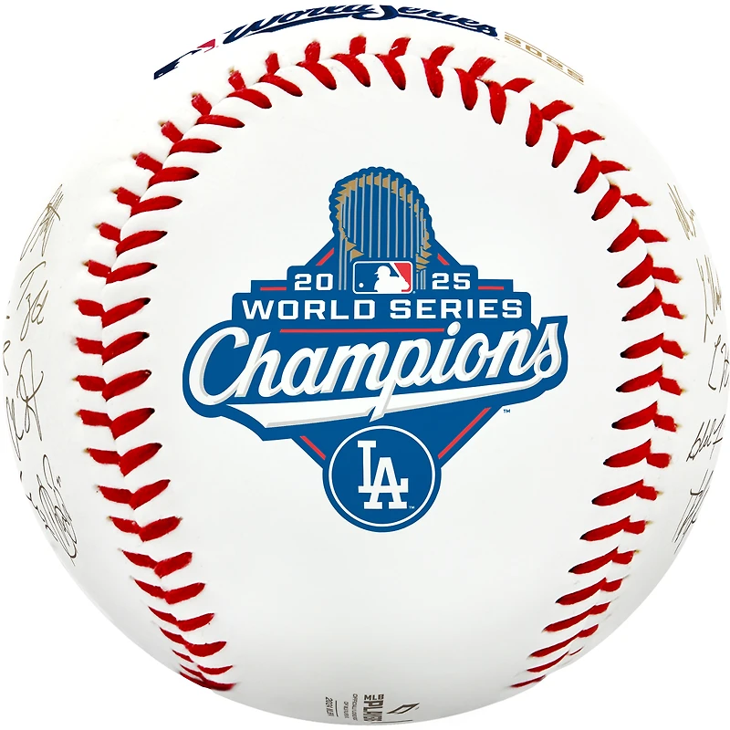 Réplique de la signature fac-similé des champions des World Series 2025 des Los Angeles Dodgers Rawlings