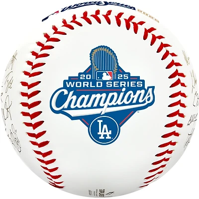 Réplique de la signature fac-similé des champions des World Series 2025 des Los Angeles Dodgers Rawlings
