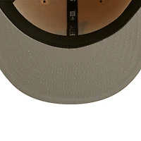 Men's New Era Natural/Teal Los Angeles Dodgers Mango Forest 59FIFTY fitted hat