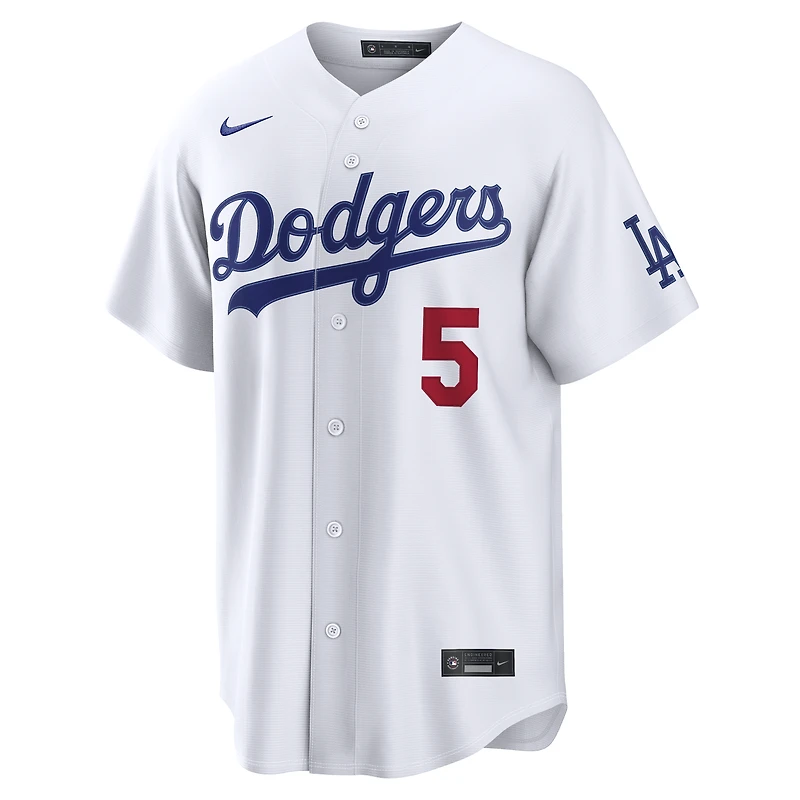 Maillot domicile Nike Freddie Freeman blanc des Dodgers de Los Angeles pour homme