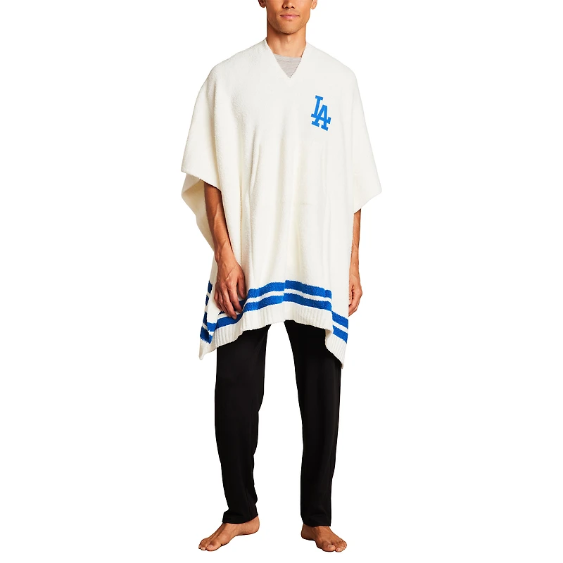 Poncho 3 en 1 CozyChic des Los Angeles Dodgers de Barefoot Dreams Crème