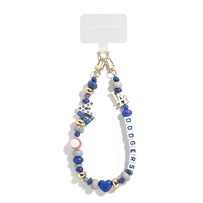 BaubleBar Los Angeles Dodgers Beaded Phone Charm