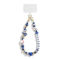 BaubleBar Los Angeles Dodgers Beaded Phone Charm