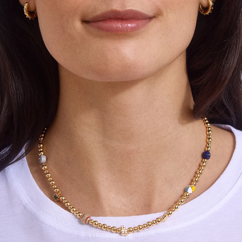 BaubleBar  Los Angeles Dodgers Pisa Charm Necklace