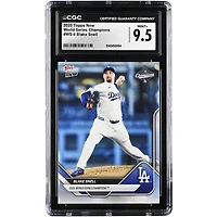 Blake Snell Los Angeles Dodgers 2025 Topps Now '25 World Series Champions #WS-4 CGC Authenticated Card