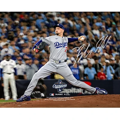 Blake Snell Los Angeles Dodgers Autographed 2025 World Series Champions 8" x 10" Photograph 