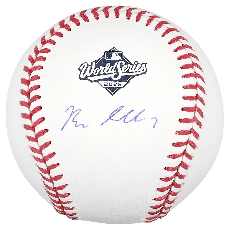 Blake Snell Los Angeles Dodgers Autographed 2025 World Series Logo Baseball