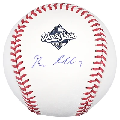 Blake Snell Los Angeles Dodgers Autographed  2025 World Series Logo Baseball