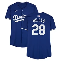 Bobby Miller Los Angeles Dodgers Player-Issued #28 Royal Jersey from the 2024 MLB Season