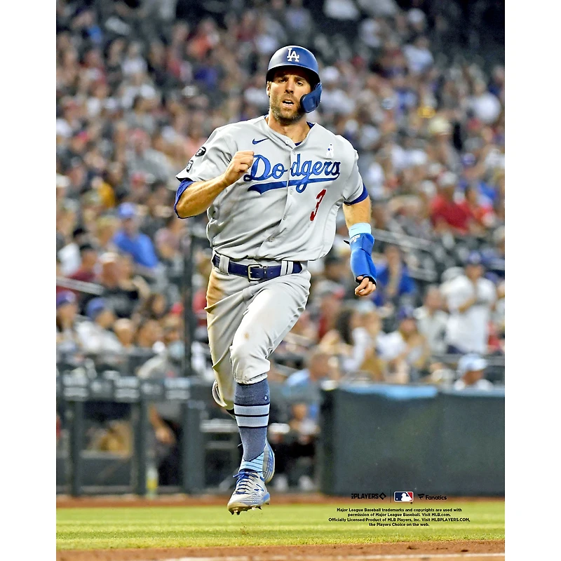 Photographie non signée du point de score Chris Taylor des Dodgers Los Angeles