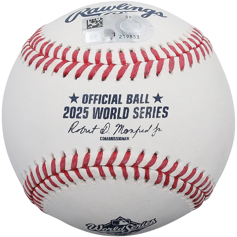 Clayton Kershaw Los Angeles Dodgers Autographed  2025 World Series Logo Baseball