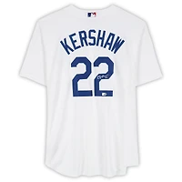 Clayton Kershaw Los Angeles Dodgers Autographed White Nike Replica Jersey