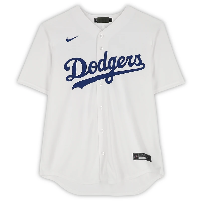 Clayton Kershaw Los Angeles Dodgers Autographed White Nike Replica Jersey with "3000th K 7/2/25" Inscription 