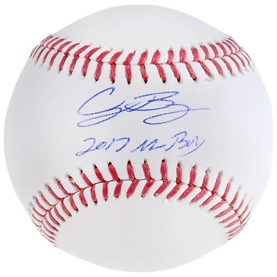 Cody Bellinger Los Angeles Dodgers Autographed Baseball with "2017 NL ROY" Inscription